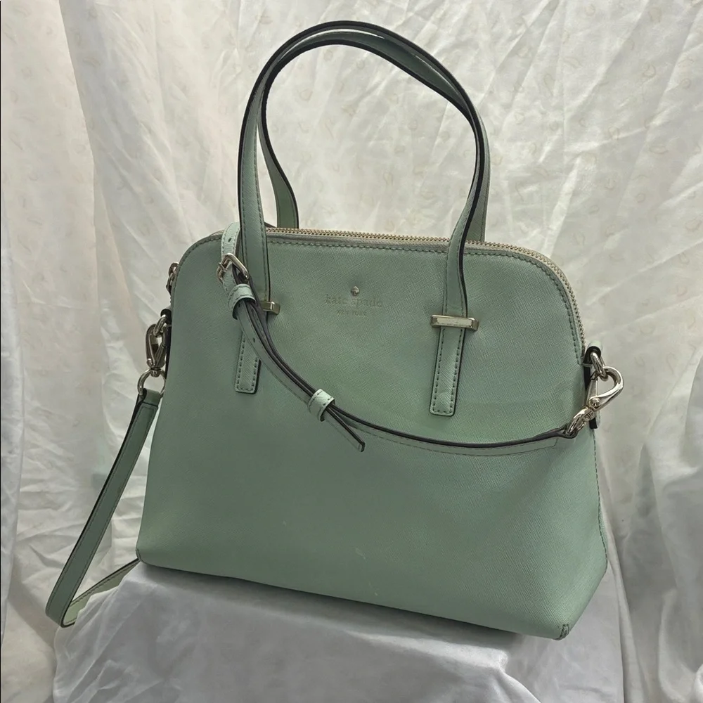 Kate Spade Mint Green Crossbody Doom Satchel - Picture 2 of 7